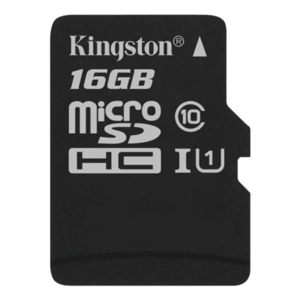 MEMORIA MICRO SD HC CLASE 10 CANVAS  16 GB KIGSTOM CON ADAPTADOR