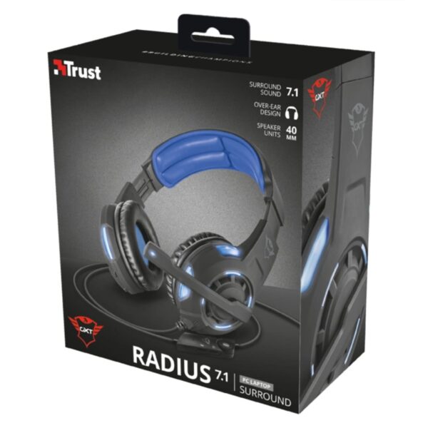 AURICULAR GAMER GXT350 RADIUS 7.1 TRUST