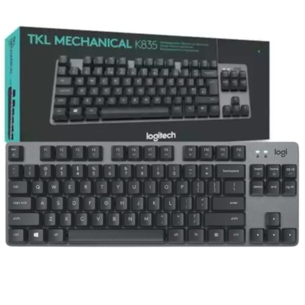 TECLADO TKL LOGITECH K835 MECANICO ESPAÑOL BLUE SIN LUZ DE ALUMINIO