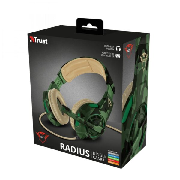 AURICULAR GAMER GXT310C RADIUS TRUST JUNGLE