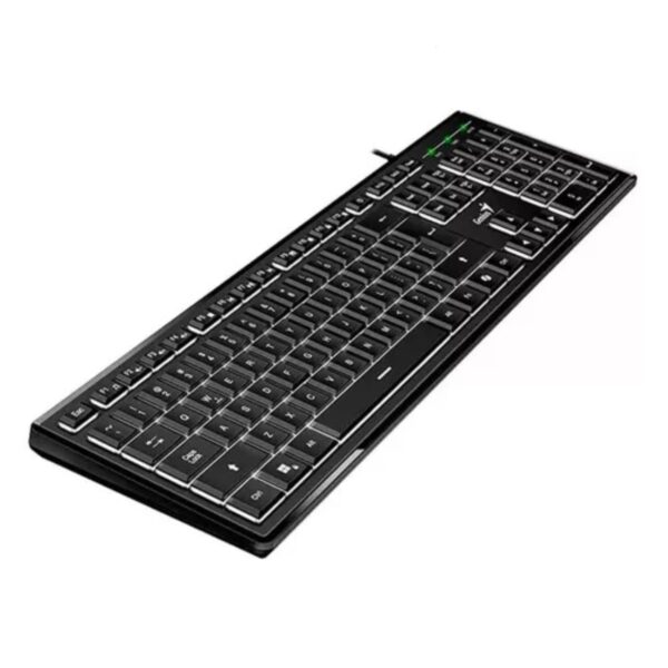 TECLADO GENIUS SlimStar 820 RETROILUMINADO NEGRO USB - Imagen 3