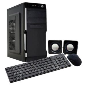 PC GABINETE CROMAX CM-2801 CON FUENTE 600W + TECLADO + MOUSE