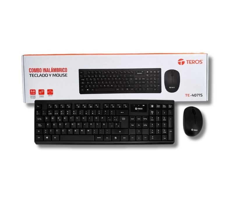 Combo Teclado y Mouse Inalambrico Teros TE-4071S