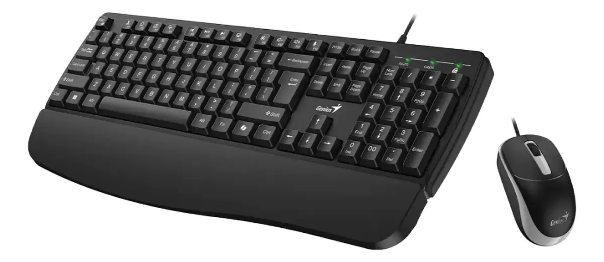TECLADO + MOUSE GENIUS CON CABLE KM-123 - Imagen 2