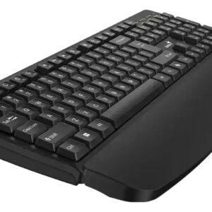 TECLADO INALAMBRICO GENIUS KB-7123 BLACK APOYA MUÑECA