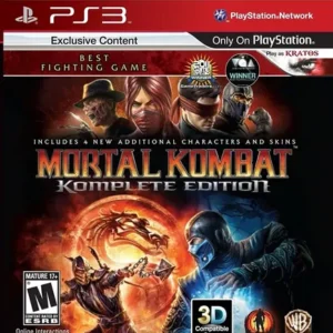 USADO PS3 JUEGO MORTAL KOMBAT KOMPLETE EDITION