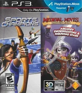 USADO PS3 JUEGO SPORT CHAMPIONS + MEDIEVAL MOVE